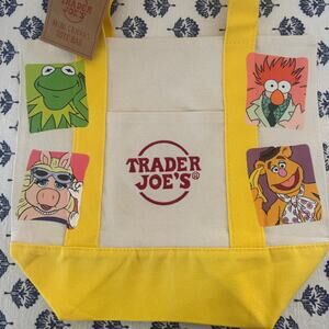 Disney Muppets Kermit, Piggy, Fozzy, Beeker Custom Made Trader Joes Mini Tote